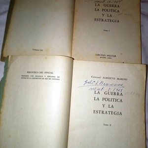 Lote de 2 Libros: La Guerra, La Política y La Estrategia, Tomos I y II, Colección Círculo Militar - imagen 2