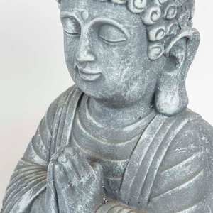 Figura Buda de Yeso Estilo Moderno - imagen 2