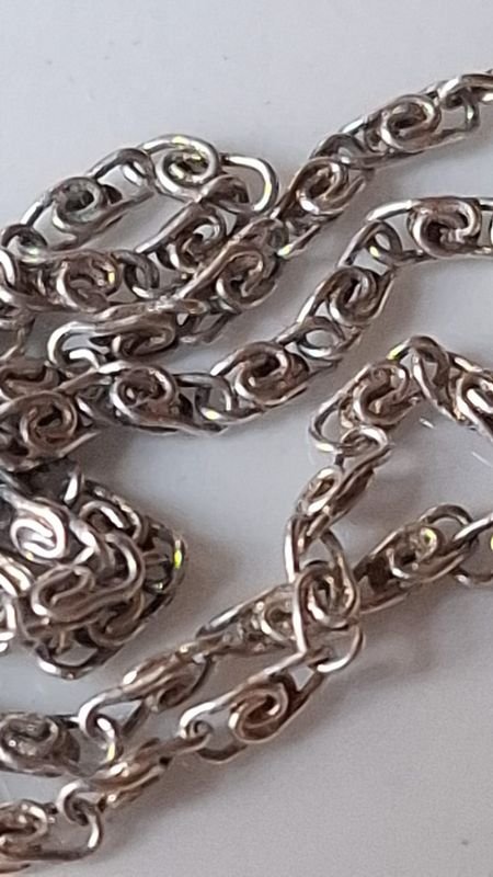 Cadenita de plata con anillo - imagen 4
