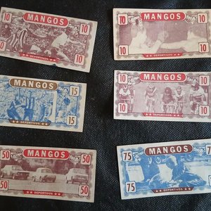 Lote siguiente: Colección de 6 Billetes "Mangos Deportivos" Salón Crack Años 60