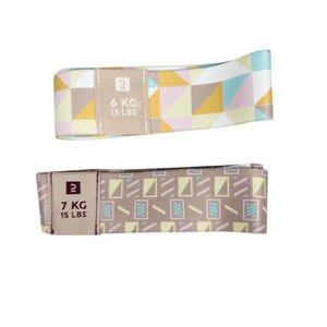 Set de 2 Bandas Elásticas de Resistencia Cortas (6kg y 7kg) - imagen 2