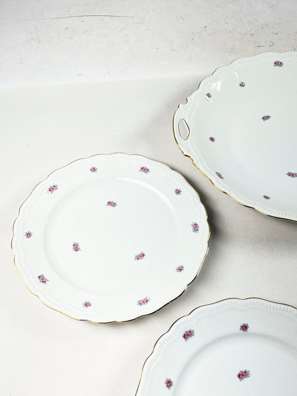 Cinco piezas de porcelana Bavaria para lunch - imagen 2