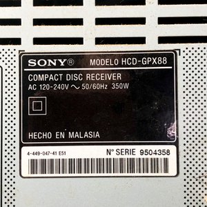 Equipo de Audio Sony HCD-GPX88 con Bluetooth y 4 Parlantes - imagen 5