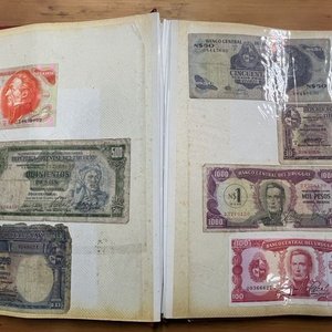 Álbum Antiguo con Colección de Billetes Uruguayos - imagen 8