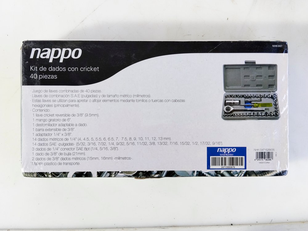 Kit de 40 ps Dados y criket Nappo