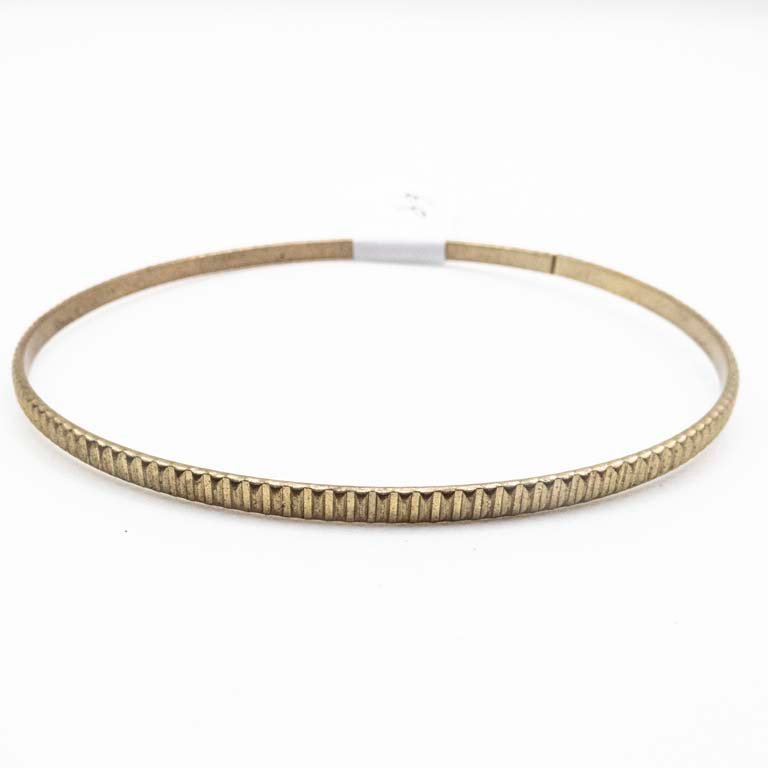 Pulsera de Plata con Diseño Rayado