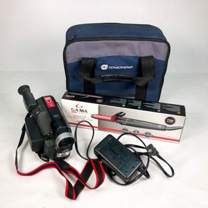Filmadora JVC, Rizador Gama, Pistola Mesoterapia Dermotherap y Bolso - imagen 2