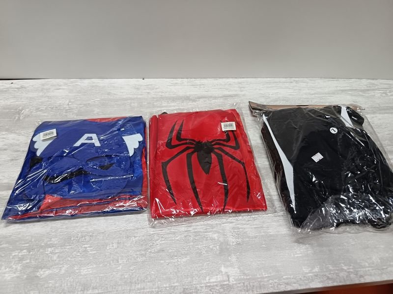 Lote anterior: Disfrazes para niño: Capitán América, Spider-Man y Iron Man