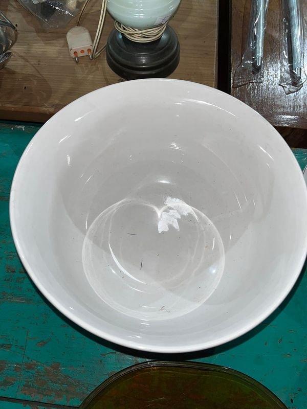 Juego de 2 Bols Blancos de Cerámica