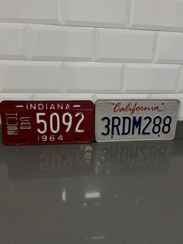 Chapas Decorativas California e Indiana Estilo Vintage