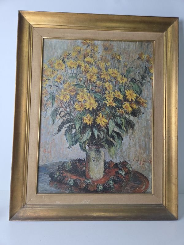 Pintura de Claude Monet enmarcada - imagen 2