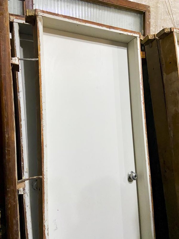 Dos Puertas Interiores de Madera Maciza Blancas - imagen 1