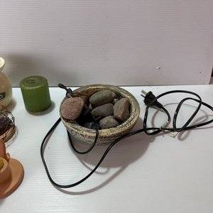 Lote de Velas y Aromaterapia: Velas Grandes, Difusor y Portavelas - imagen 4
