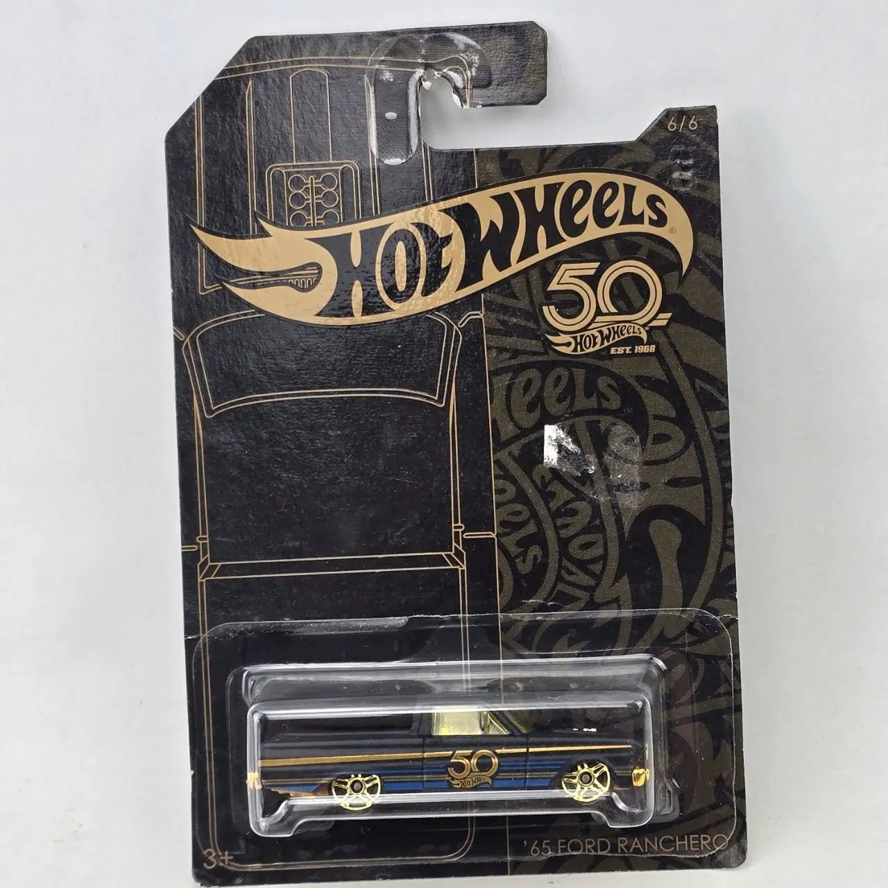 Hot Wheels 50 Aniversario '65 Ford Ranchero Dorado