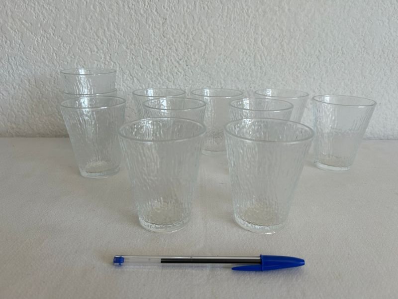 Juego de vasos de cristal claro - imagen 5