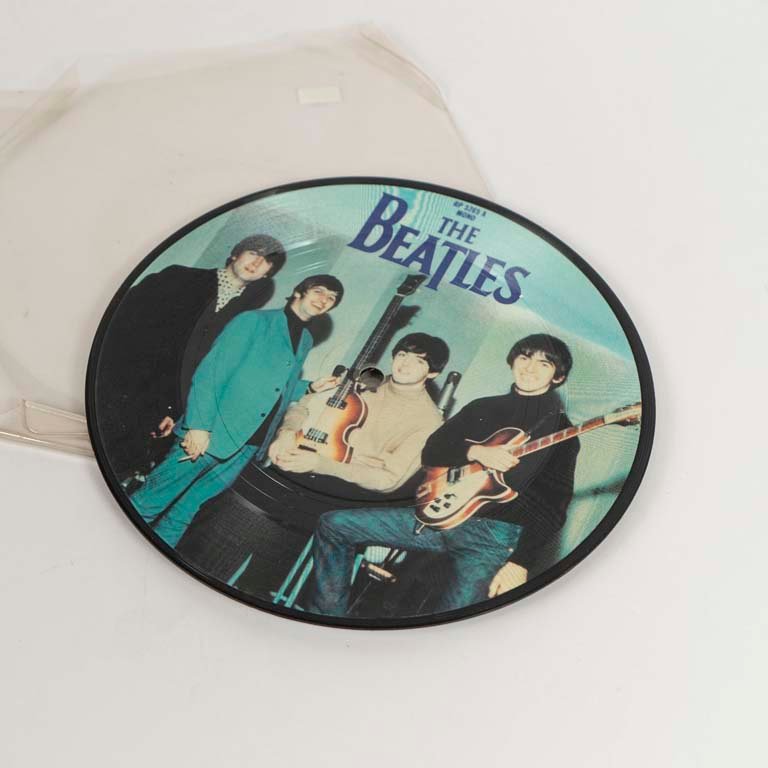 Disco Vinilo Single Picture Disc The Beatles - Ticket to Ride - Sello Parlophone