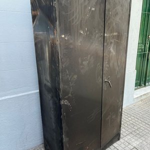 Armario Metálico de 2 Puertas con Estantes Color Gris - imagen 2