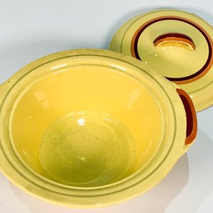 Sopera de Losa Inglesa Wood's Ware Jasmine Beige con Guarda Rosada - imagen 2