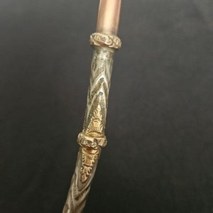 Bombilla Curva de Plata y Oro "Martinez Hermano" - imagen 5
