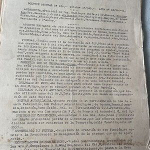 Documentos Históricos Ciclismo Uruguayo: Vuelta Ciclista 1939, Velódromo y Cartas - imagen 1