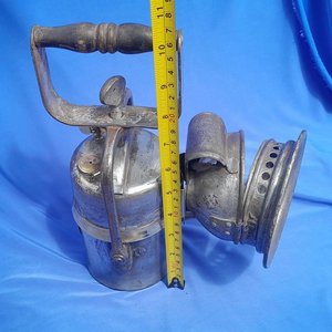 Antiguo Farol de Minero a Carburo Inglés The Premier Lamp & Engineering Co. Ltd. - imagen 14
