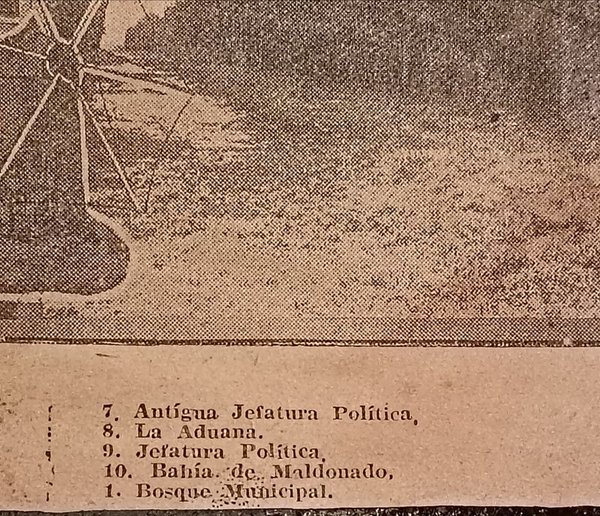 Afiche Antiguo original de El Siglo - Vistas de Maldonado (1913) - imagen 5