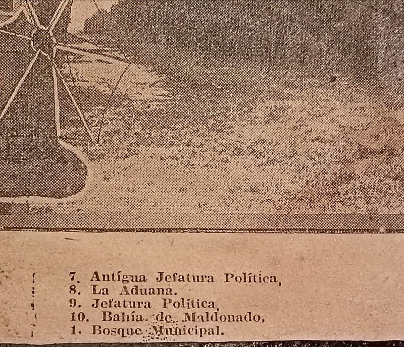 Afiche Antiguo original de El Siglo - Vistas de Maldonado (1913) - imagen 5