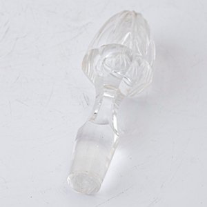 Botellón de Cristal Hialino Tallado con Tapón - Alto 38 cm - imagen 3