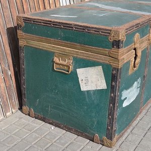 Lote de 3 baúles antiguos de viaje - imagen 20