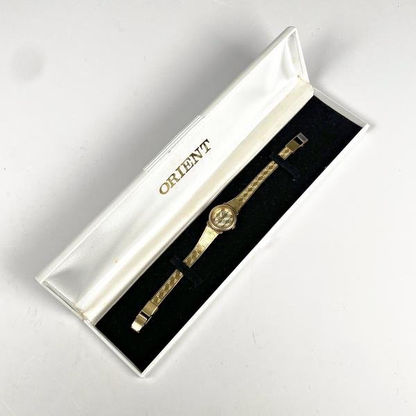 Reloj de Pulsera Orient Quartz para Dama Enchapado en Oro