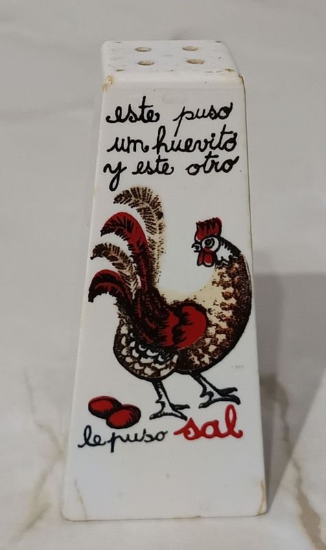 Salero y Recipiente para Canela Vintage de la Década de 1970 - imagen 3