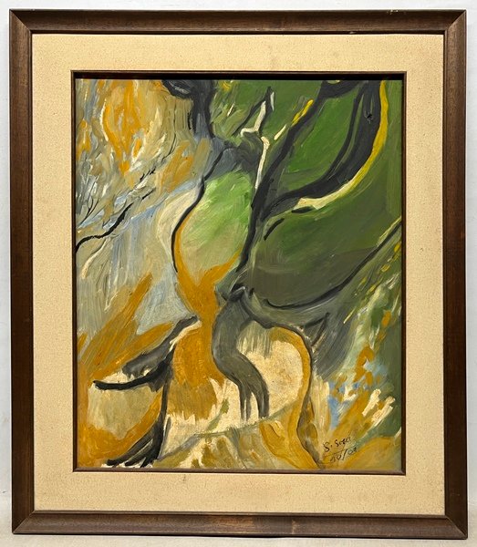 Lote anterior: Pintura de árbol en papel y cartón por S. Sosa