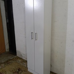 Mueble Auxiliar Blanco de MDF con 2 Puertas y Estantes - imagen 4