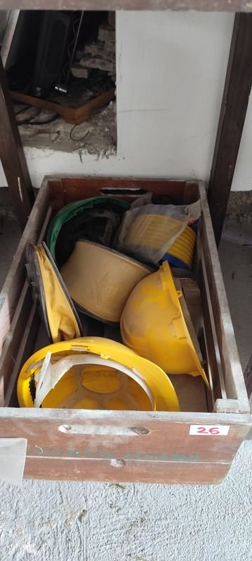 Lote de Cascos de Seguridad y Infladores de Pie