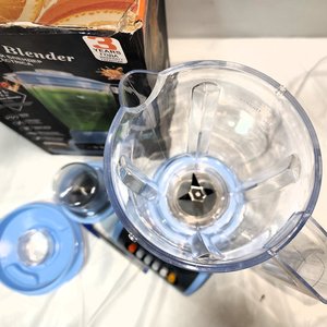 Licuadora RAF 2 en 1 con Vaso Picador, Nueva en Caja, Celeste - imagen 3