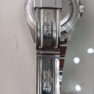 Réplica Reloj Rolex Submariner Date Acero Esfera Negra Bisel Verde - imagen 7