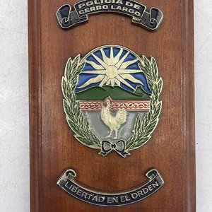 Placa Policía de Cerro Largo "Libertad en el Orden" - imagen 2
