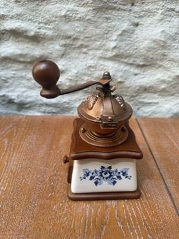 Molinillo de café cerámico antiguo - imagen 4