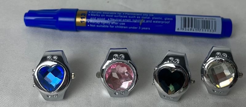 Anillos de plata con piedras coloridas - imagen 6