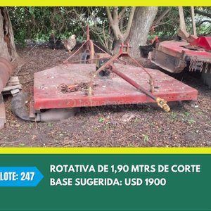Lote siguiente: Rotativa de 1,90 Mts de Corte para Tractor