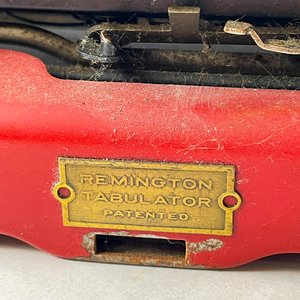 Máquina de Escribir Antigua Remington Roja - imagen 3
