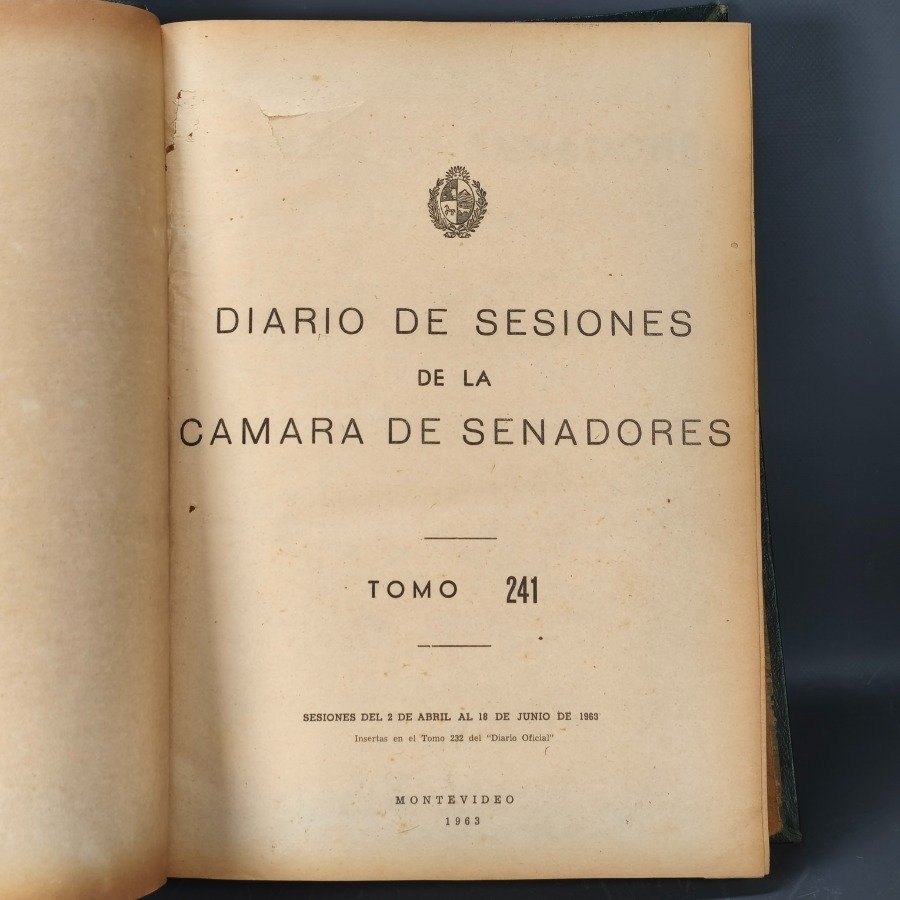 Diarios de la Cámara de Senadores. Dos tomos. Año 1963. - imagen 8