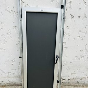 Lote #079 – Puerta de aluminio y madera con marco – 67×153 - imagen 2