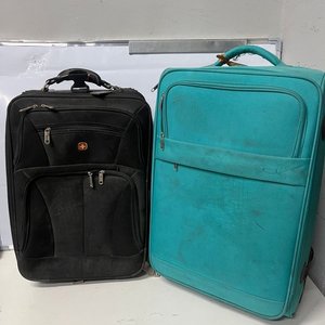Set de 2 Valijas de Viaje: Negra y Turquesa - imagen 1