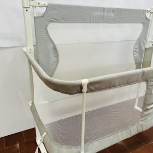 Cuna Corral Portátil para Bebé Leeoevee Gris - imagen 3