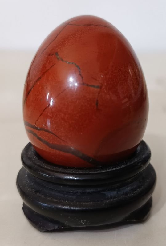 Huevo de Piedra JASPE ROJO natural - Accesorios para Vehículos - imagen 3