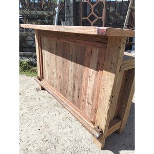 Barra Rústica de Madera Dura para Exterior - 160 x 110 cm - imagen 2