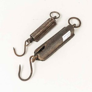 Dos Balanzas Romanas Antiguas de Metal - imagen 1
