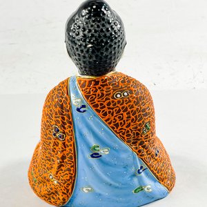 Figura oriental en porcelana de 20 cm - imagen 3
