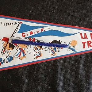 Banderín "La Familia Tricolor" C.N. de F. "Vamos al Estadio" - imagen 2
